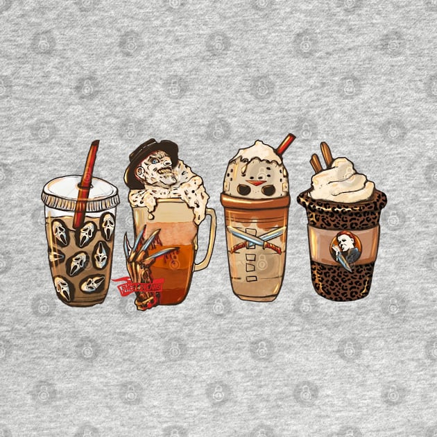 Halloween Horror Film Coffee Lover by qpdesignco